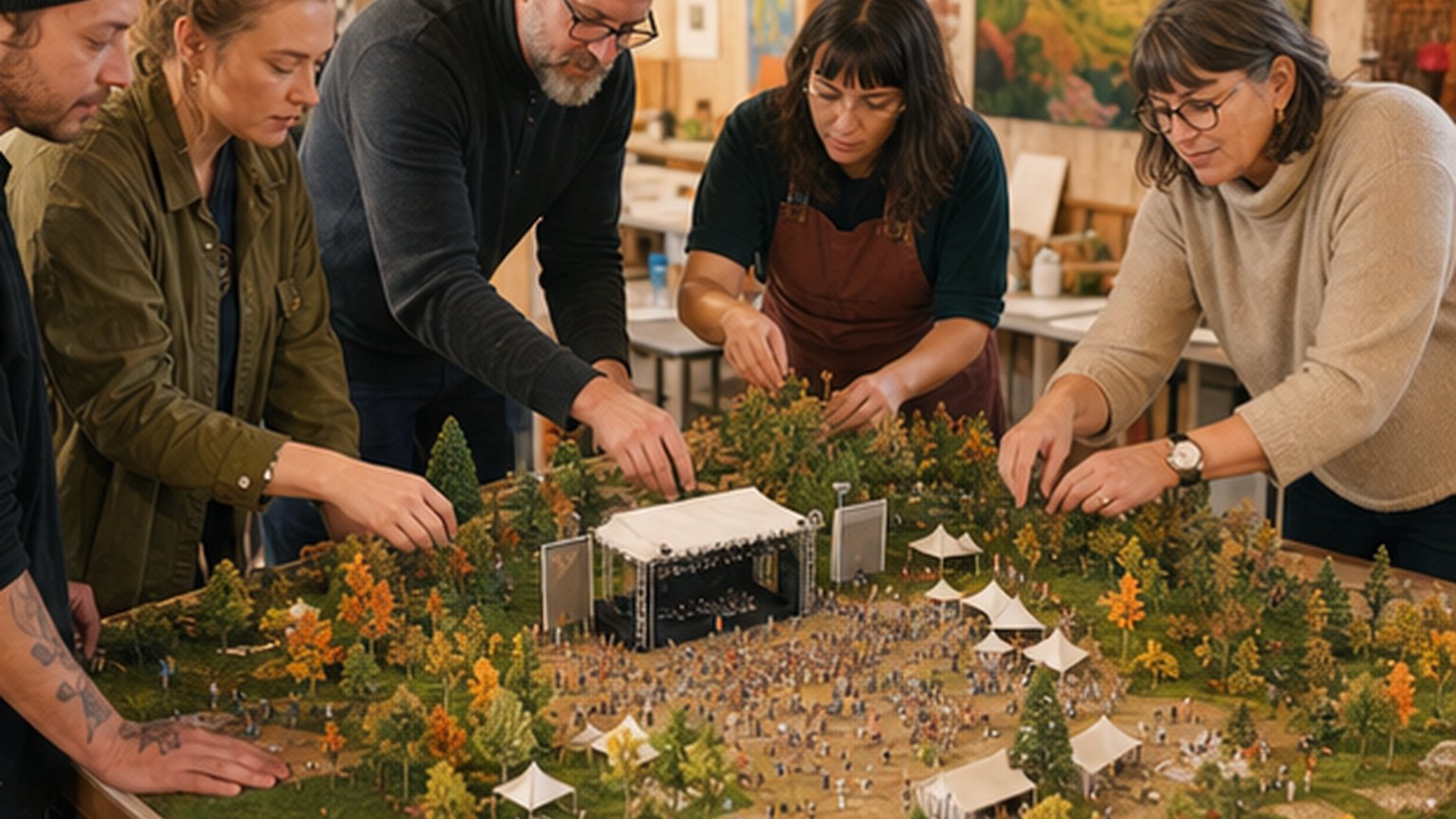 Custom editorial scene for Arts Council Board Meeting: September 2026 at Art Barn
