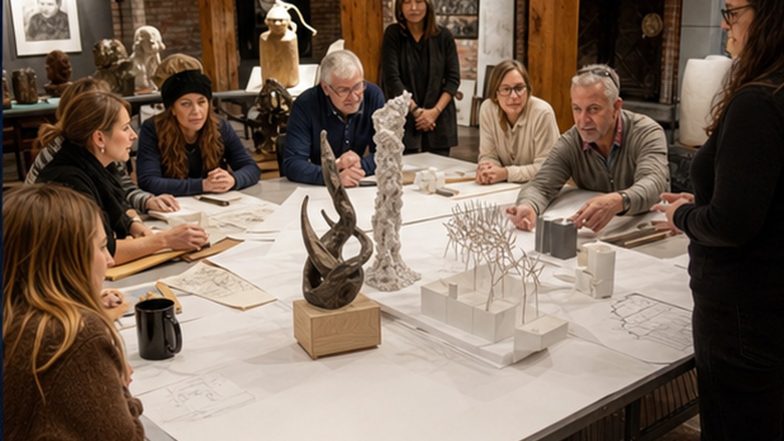 Custom editorial scene for Arts Council Board Meeting: November 2026 at Art Barn