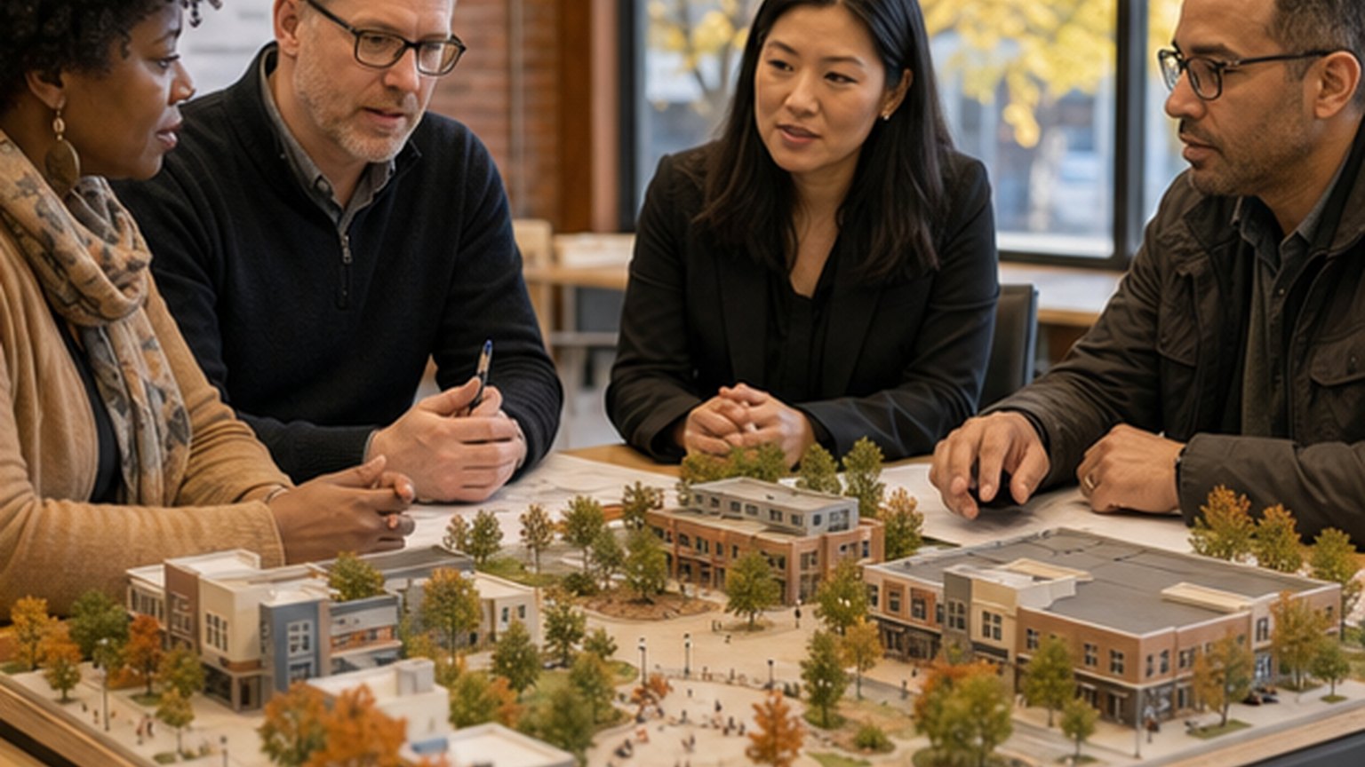 Custom editorial scene for Reinvestment Advisory Committee Meeting: October 2026 at Salt Lake City & County Building, Room 118