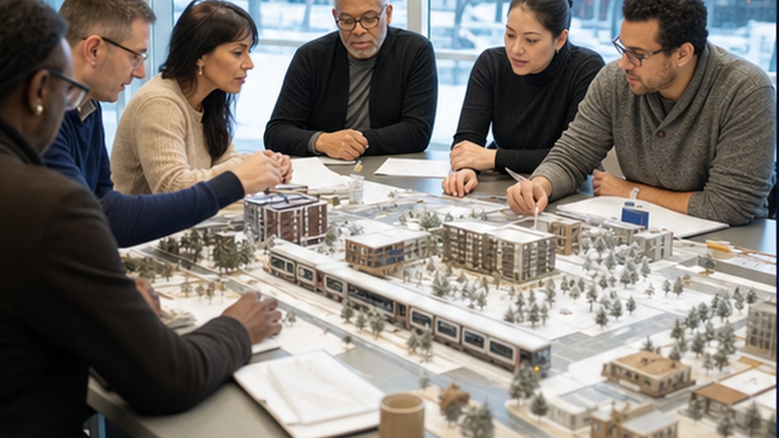 Custom editorial scene for Reinvestment Advisory Committee Meeting: December 2026 at Salt Lake City & County Building, Room 118