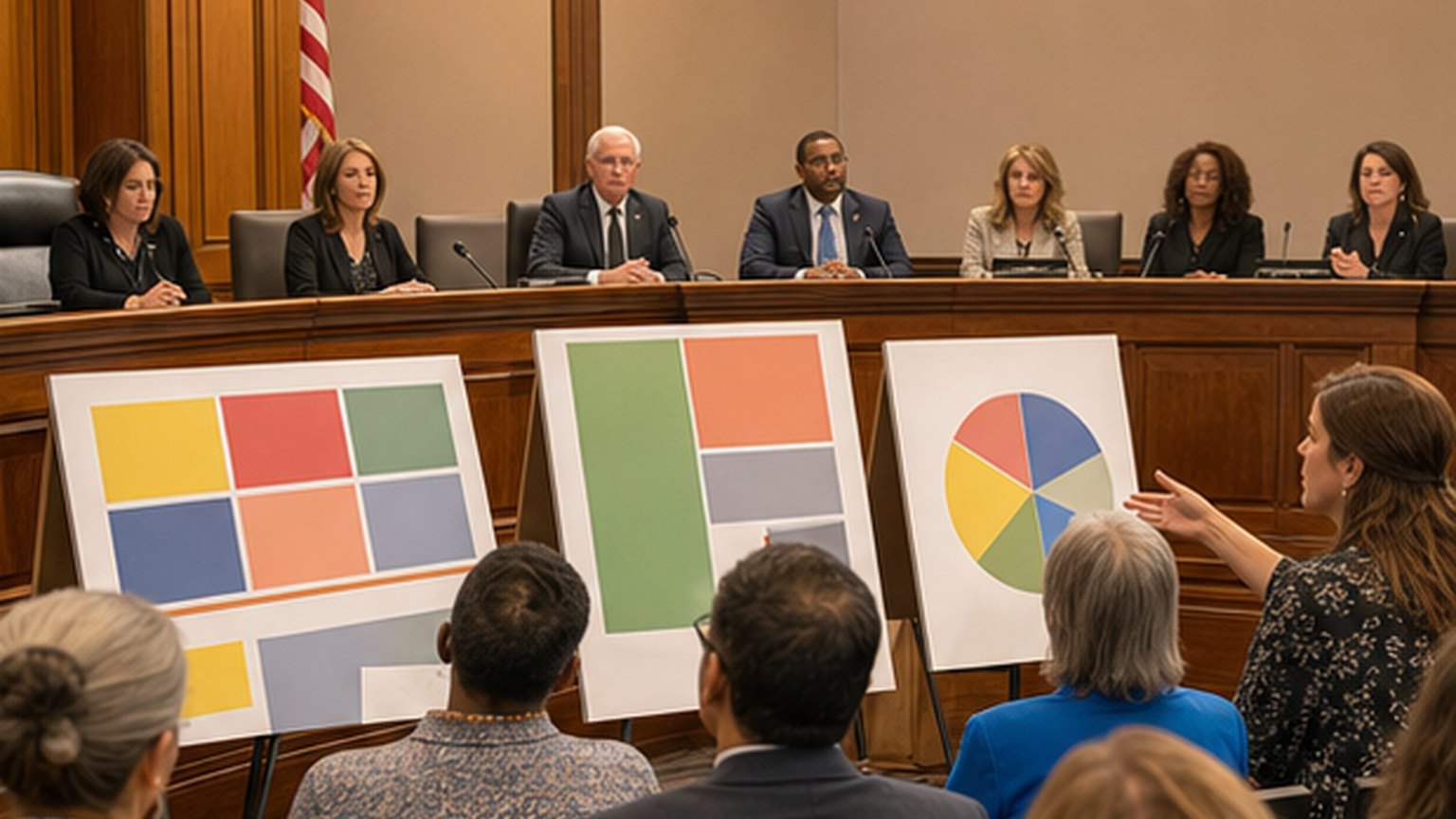 Custom editorial scene for City Council Truth-in-Taxation at City & County Building/Online