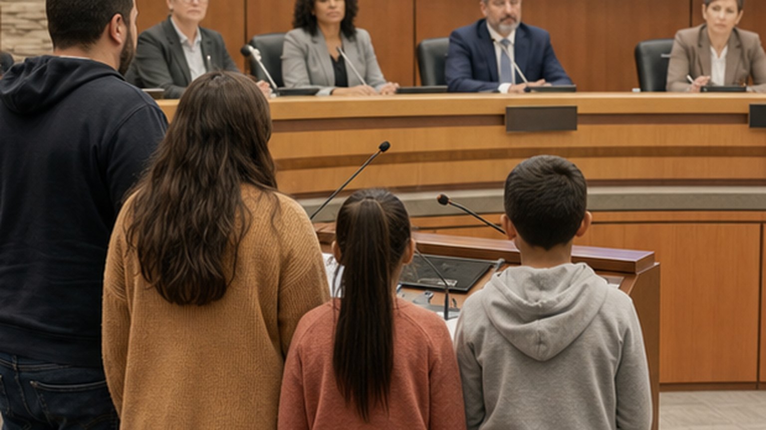 Custom editorial scene for City Council Meeting at City & County Building/Online