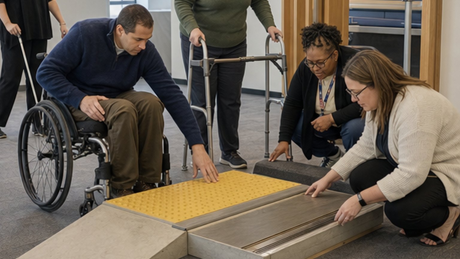 Custom editorial scene for Accessibility and Disability Commission Meeting: November 2026 at Salt Lake City & County Building, Room 335